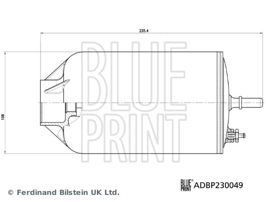 Топливный фильтр   ADBP230049   BLUE PRINT