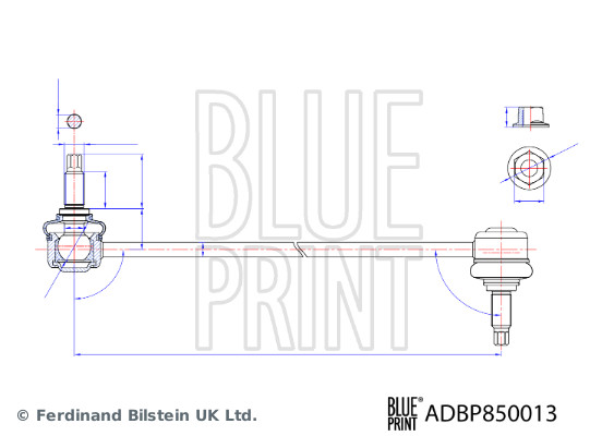 Тяга/стійка, стабілізатор   ADBP850013   BLUE PRINT