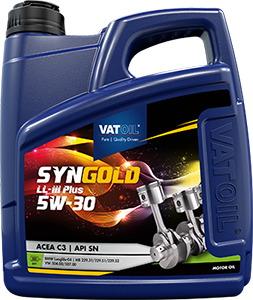 Моторное масло VATOIL SynGold LL-III Plus 5W-30 4 л, 50021