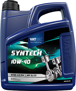 Моторное масло VATOIL SynTech 10W-40 4 л, 50029