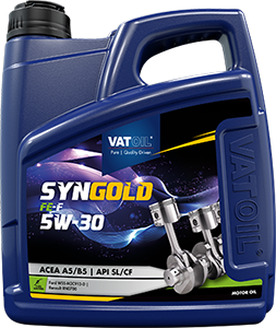 Моторное масло VATOIL SynGold FE-F 5W-30 4 л, 50779