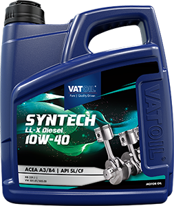 Моторна олива VATOIL Syntech Ll-X Diesel 10W-40 4 л, 50783