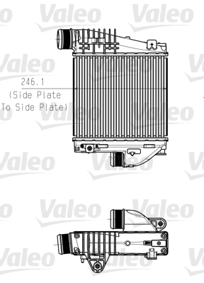 Интеркулер   818290   VALEO