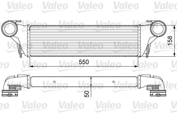 Охолоджувач наддувального повітря   818618   VALEO