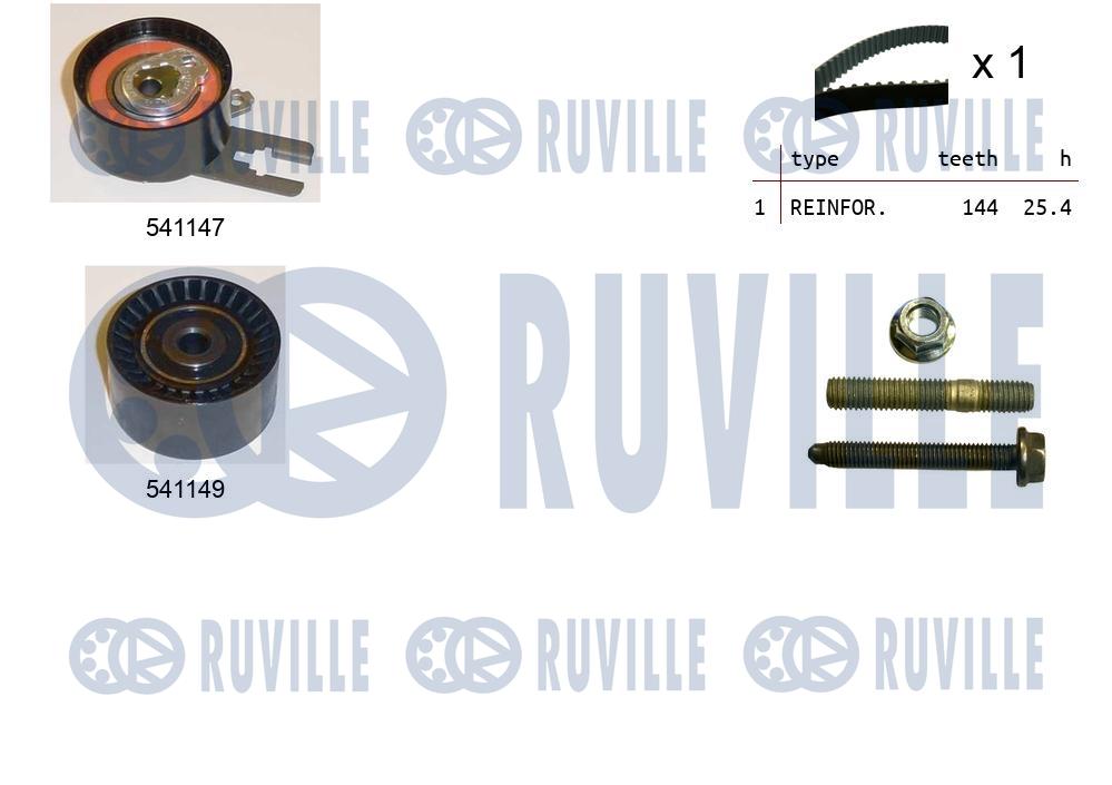 Комплект ремня ГРМ   550052   RUVILLE
