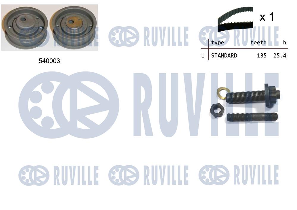 Комплект ремня ГРМ   550071   RUVILLE