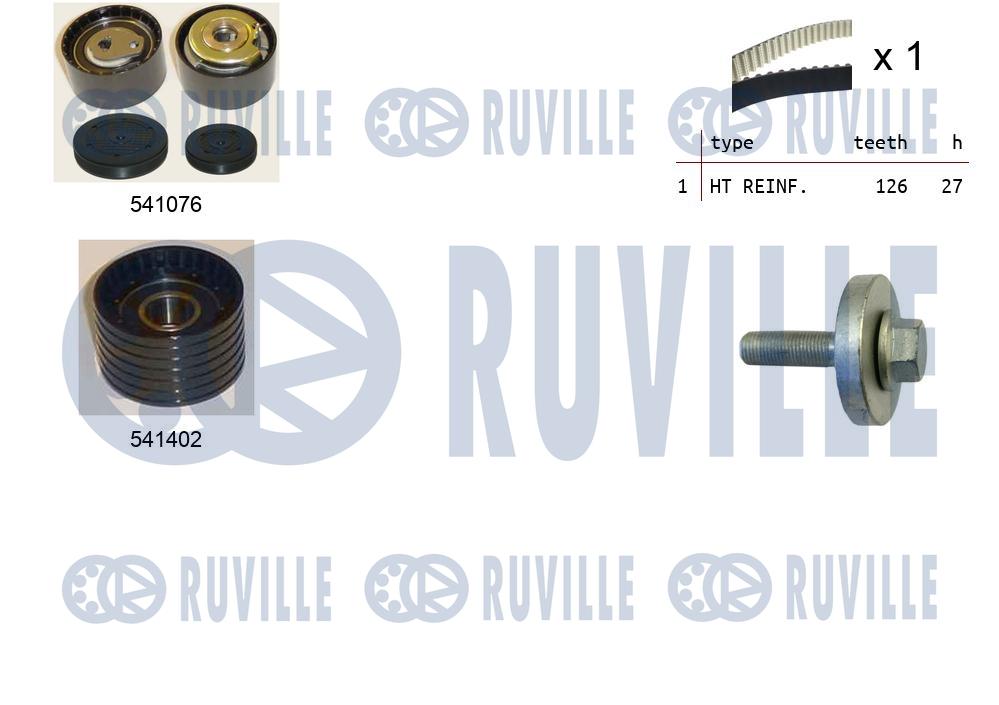 Комплект ремня ГРМ   550278   RUVILLE