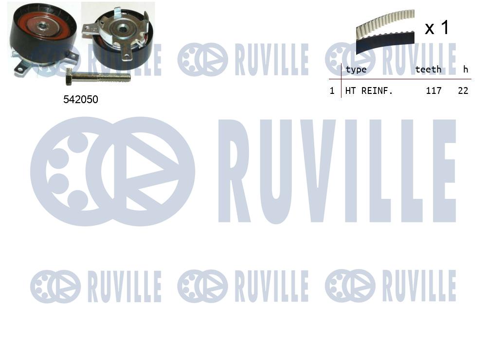 Комплект зубчастих ременів   550337   RUVILLE