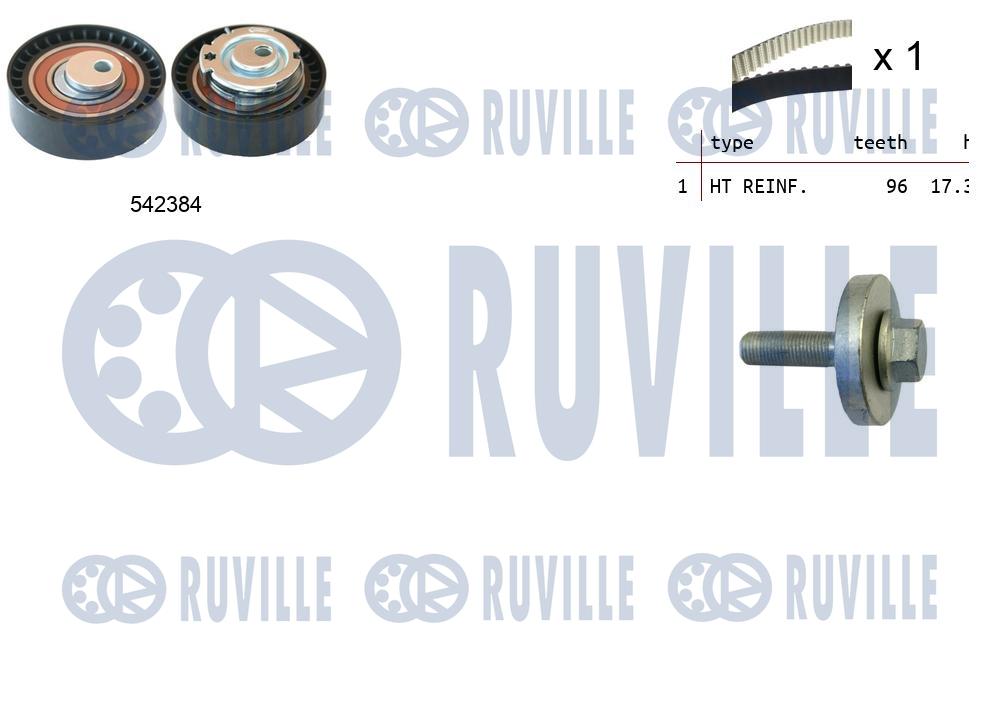 Комплект ремня ГРМ   550340   RUVILLE