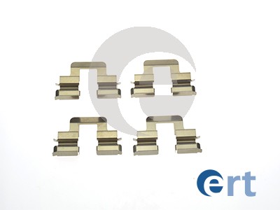 Комплектующие, колодки дискового тормоза   420047   ERT