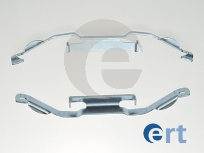 Комплект приладдя, накладка дискового гальма   420066   ERT
