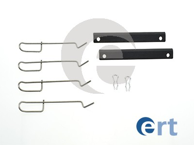Комплект приладдя, накладка дискового гальма   420071   ERT