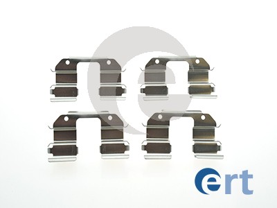 Комплектующие, колодки дискового тормоза   420075   ERT