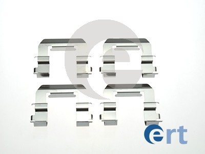 Комплектующие, колодки дискового тормоза   420214   ERT