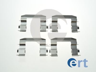 Комплектующие, колодки дискового тормоза   420217   ERT