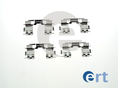 Комплектующие, колодки дискового тормоза   420271   ERT