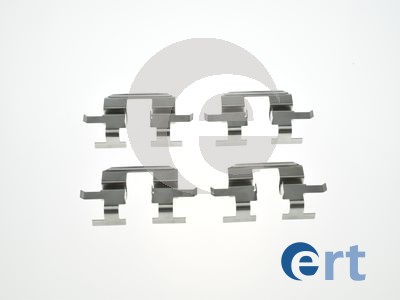 Комплектующие, колодки дискового тормоза   420290   ERT
