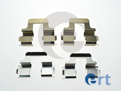 Комплектующие, колодки дискового тормоза   420301   ERT