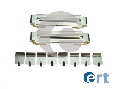Комплектующие, колодки дискового тормоза   420334   ERT
