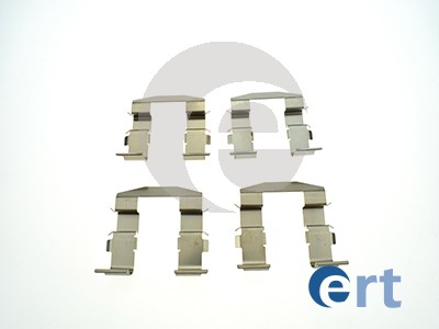 Комплектующие, колодки дискового тормоза   420339   ERT