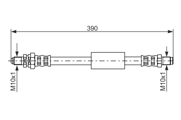 Гальмівний шланг   1 987 476 840   BOSCH