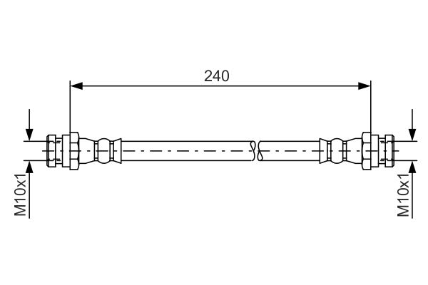 Тормозной шланг   1 987 481 553   BOSCH