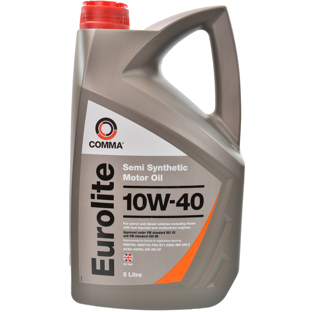 Моторное масло COMMA Eurolite 10W-40 5 л, EUL5L