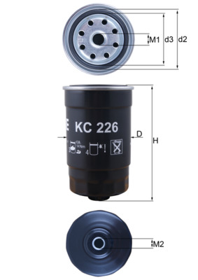 Топливный фильтр   KC 226   KNECHT