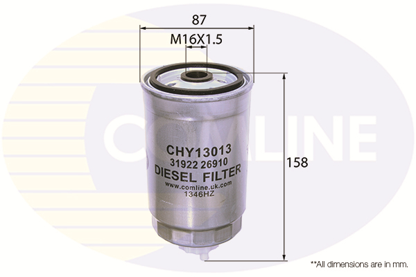 Топливный фильтр   CHY13013   COMLINE