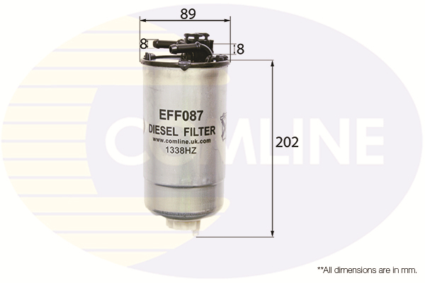 Топливный фильтр   EFF087   COMLINE