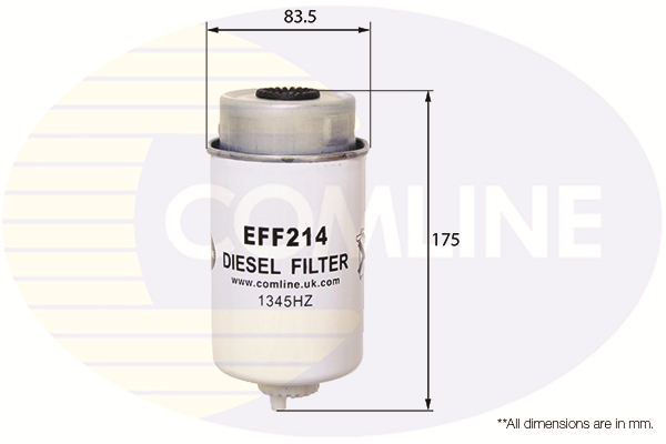 Фільтр палива   EFF214   COMLINE