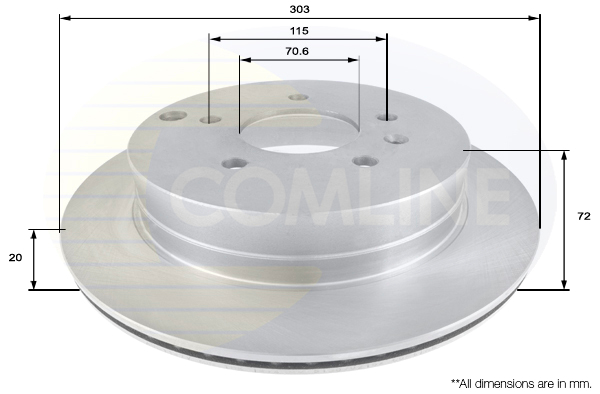 Тормозной диск   ADC1147V   COMLINE