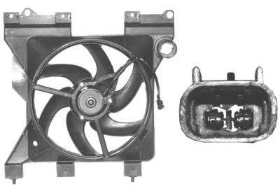 Вентилятор, система охолодження двигуна   0956746   VAN WEZEL