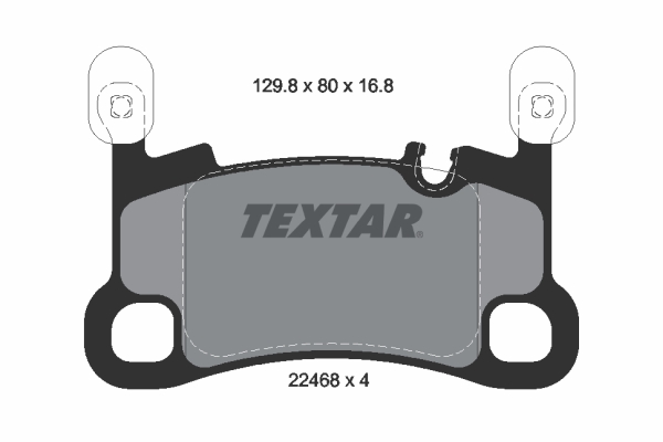 Комплект тормозных колодок, дисковый тормоз   2246801   TEXTAR