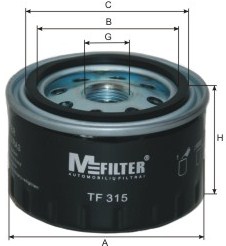 Масляный фильтр   TF 315   MFILTER