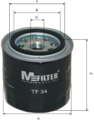 Оливний фільтр   TF 34   MFILTER