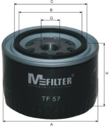 Масляный фильтр   TF 57   MFILTER
