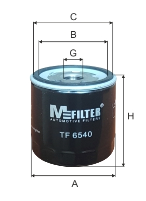 Масляный фильтр   TF 6540   MFILTER