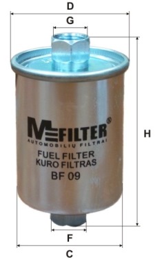 Фільтр палива   BF 09   MFILTER