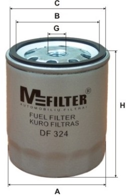 Фільтр палива   DF 324   MFILTER