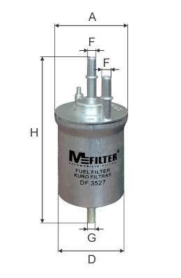 Топливный фильтр   DF 3527   MFILTER