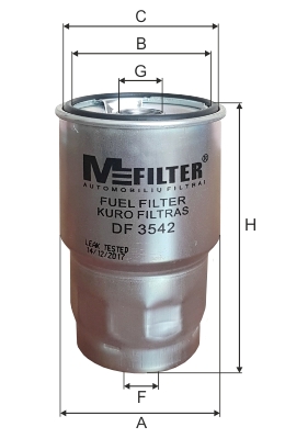 Топливный фильтр   DF 3542   MFILTER