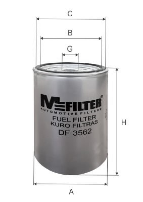 Фільтр палива   DF 3562   MFILTER