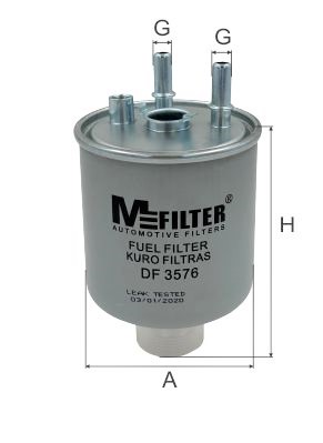 Топливный фильтр   DF 3576   MFILTER