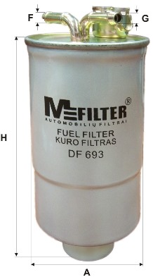 Топливный фильтр   DF 693   MFILTER