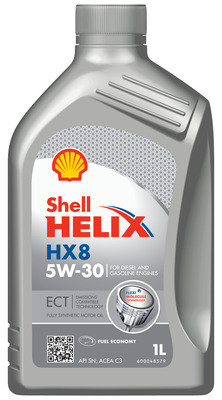 Моторное масло SHELL Helix HX8 ECT 5W-30 1 л, 550048140