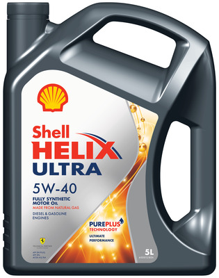 Моторное масло SHELL Helix Ultra 5W-40 5 л, 550052838