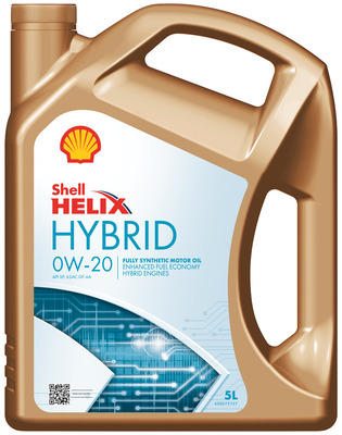 Моторное масло SHELL Helix Ultra Hybrid 0W-20 5 л, 550056725