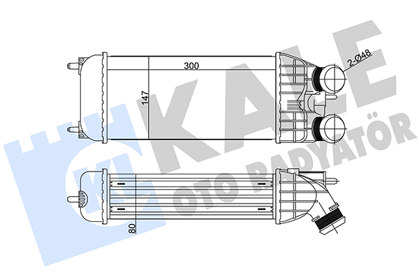 Интеркулер   344600   KALE OTO RADYATÖR