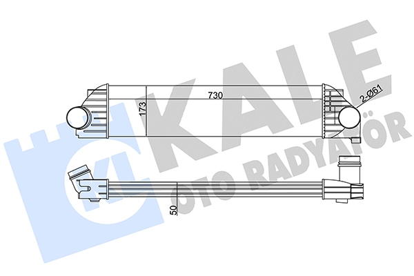 Интеркулер   345035   KALE OTO RADYATÖR